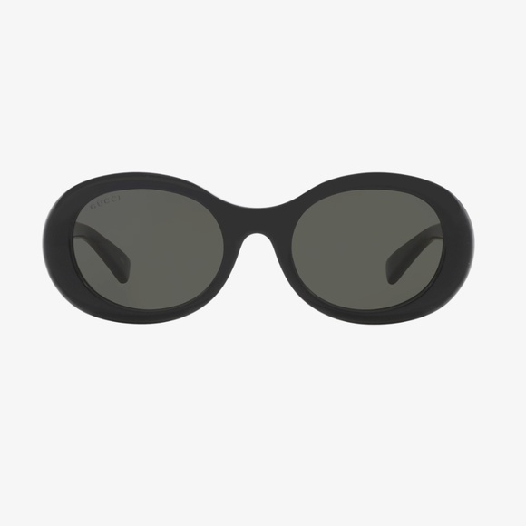 Gucci Oval Sunglasses (Black) main image 5